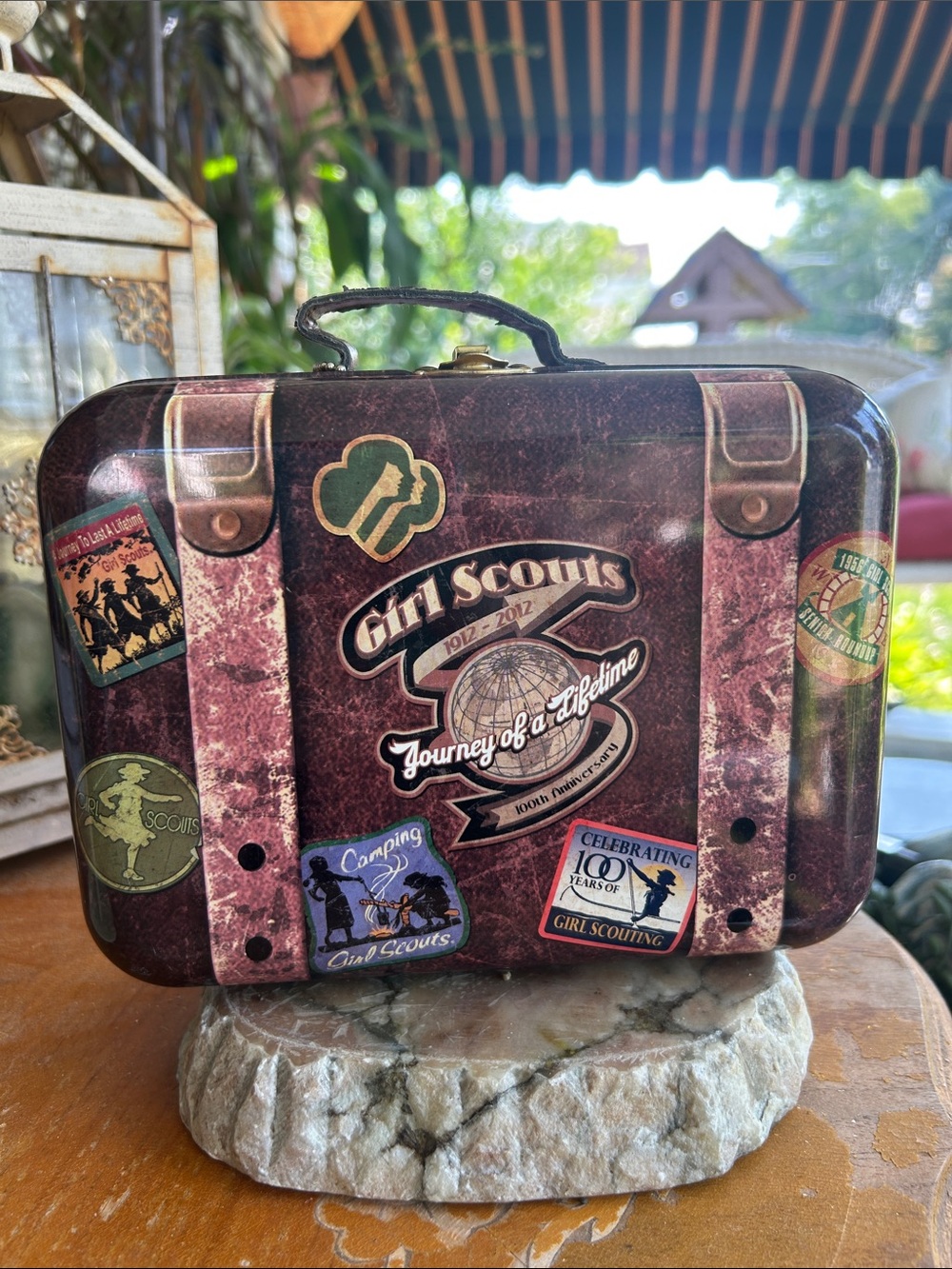 Girl Scouts 100th Anniversary "Journey of a Lifetime" Tin Lunch Box